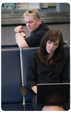 Personal security in hotels, bars, restaurants and public transport
